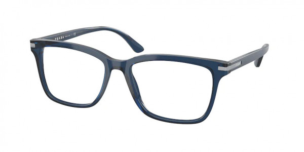 Prada PR 14WV Eyeglasses, 08Q1O1 BLUE CRYSTAL (BLUE)