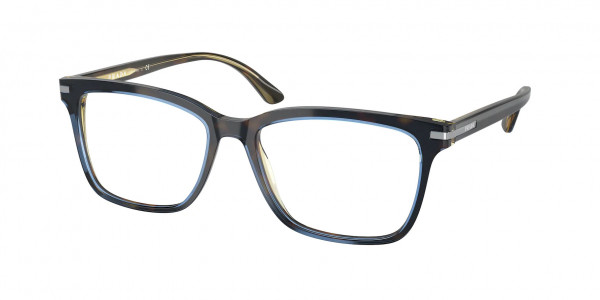 Prada PR 14WV Eyeglasses, ZXH1O1 MORO TURQUOISE TORTOISE (BLUE)