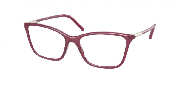 Prada PR 08WV Eyeglasses, 2BM1O1 OPAL BORDEAUX (RED)