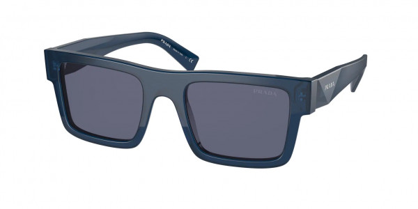 Prada PR 19WS Sunglasses, 08Q420 CRYSTAL BLUE BLUE (BLUE)