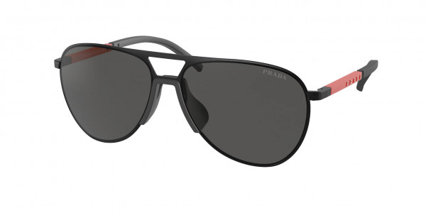 Prada Linea Rossa PS 51XS Sunglasses, 1BO06L MATTE BLACK DARK GREY (BLACK)