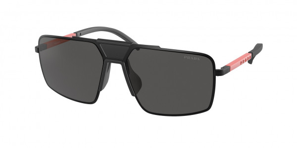 Prada Linea Rossa PS 52XS Sunglasses, 1BO06L MATTE BLACK DARK GREY (BLACK)