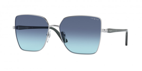 Vogue VO4199S Sunglasses, 323/4S SILVER AZURE GRADIENT DARK BLU (SILVER)