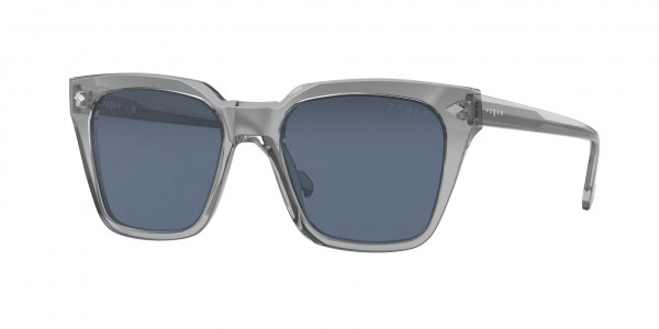 Vogue VO5380S Sunglasses, 282080 TRANSPARENT GREY DARK BLUE (GREY)