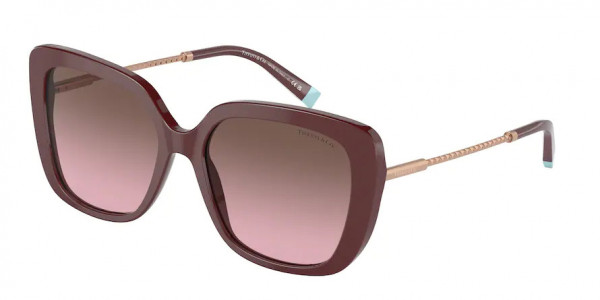 Tiffany & Co. TF4177F Sunglasses, 83539T SOLID BURGUNDY VIOLET GRADIENT (VIOLET)