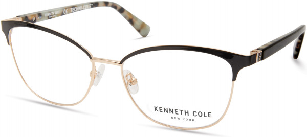 Kenneth Cole New York KC0329 Eyeglasses, 001 - Black/Monocolor / Black/Monocolor