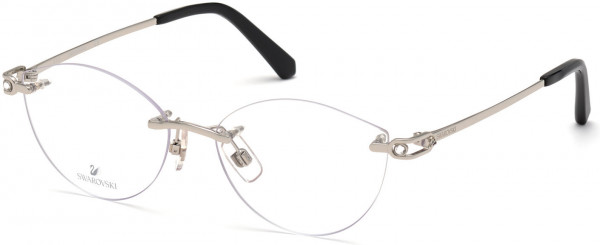 Swarovski SK5399 Eyeglasses, 016 - Shiny Palladium