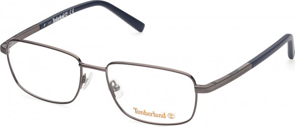 Timberland TB1726 Eyeglasses, 008 - Shiny Gunmetal / Matte Blue