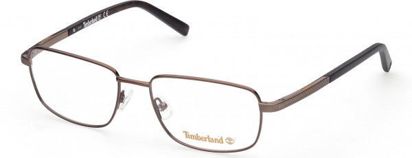 Timberland TB1726 Eyeglasses, 048 - Shiny Dark Brown / Matte Black