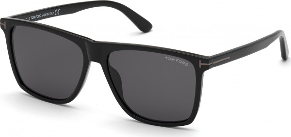 Tom Ford FT0832-N FLETCHER Sunglasses, 01A - Shiny Black / Shiny Black
