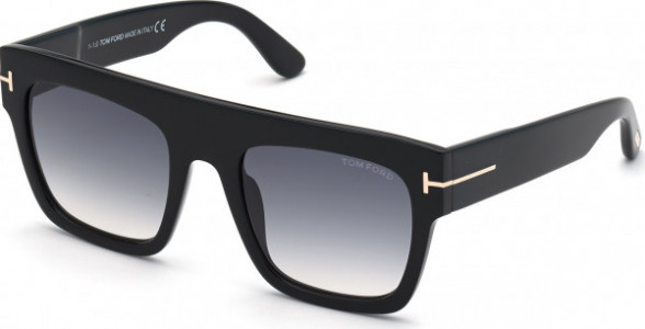 Tom Ford FT0847 RENEE Sunglasses, 01B - Shiny Black / Shiny Black