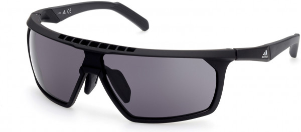 adidas SP0030 Sunglasses, 02A - Matte Black / Smoke