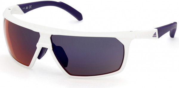adidas SP0030 Sunglasses, 21Z - White / Gradient Or Mirror Violet