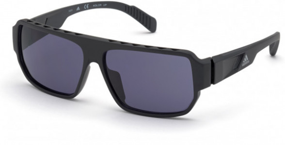 adidas SP0038 Sunglasses, 02A - Matte Black / Smoke