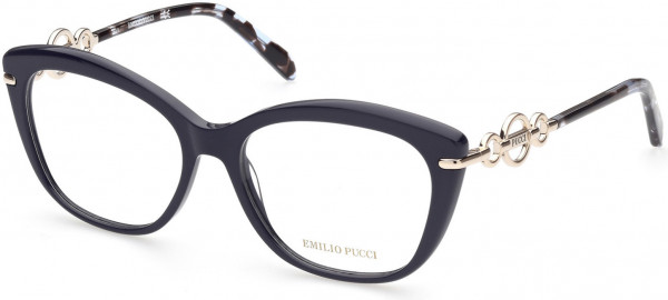 Emilio Pucci EP5163 Eyeglasses, 090 - Shiny Blue
