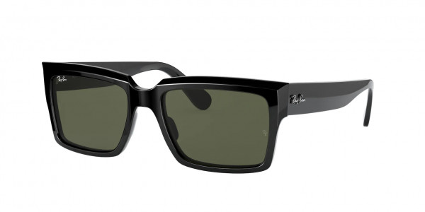 Ray-Ban RB2191 INVERNESS Sunglasses, 901/31 INVERNESS BLACK GREEN (BLACK)