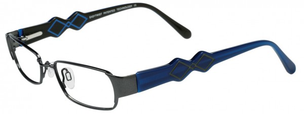 EasyTwist ET845 Eyeglasses, SATIN OLIVE GREEN/BLUE AND OLIVE