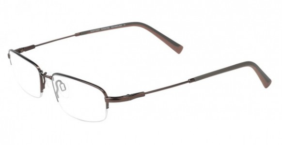 EasyTwist CT136 Eyeglasses, SHINY DARK BROWN