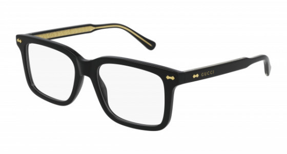 Gucci GG0914O Eyeglasses, 001 - BLACK with TRANSPARENT lenses