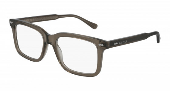 Gucci GG0914O Eyeglasses, 002 - BROWN with TRANSPARENT lenses