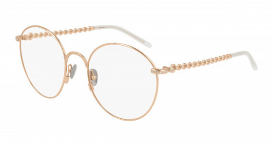 Pomellato PM0103O Eyeglasses, 001 - GOLD with TRANSPARENT lenses