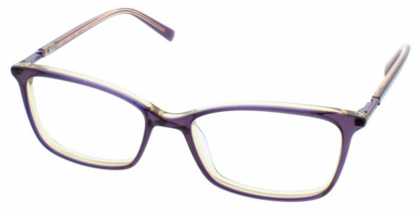 Ellen Tracy SERBIA Eyeglasses, Plum Laminate