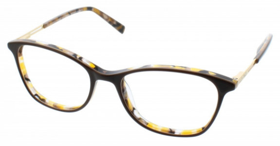 Ellen Tracy SICILY Eyeglasses, Brown Laminate