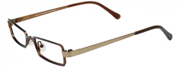 EasyClip O1064 Eyeglasses, SATIN COPPER/LIGHT BROWN
