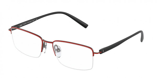 Starck Eyes SH2053T Eyeglasses, 0006 BLACK RED (BLACK)