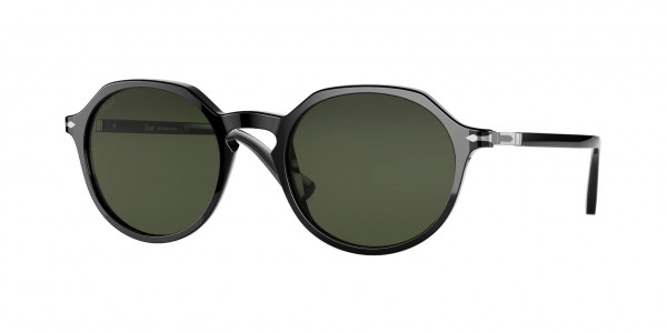 Persol PO3255S Sunglasses, 95/31 BLACK GREEN (BLACK)