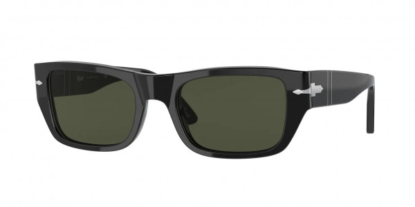 Persol PO3268S Sunglasses, 95/31 BLACK GREEN (BLACK)