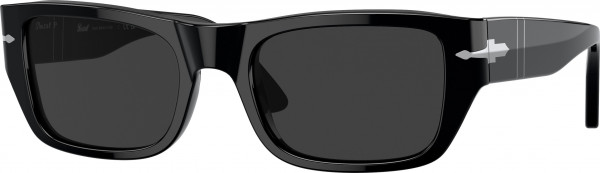 Persol PO3268S Sunglasses, 95/48 BLACK POLAR BLACK (BLACK)