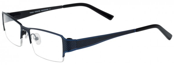 Takumi T9706 Eyeglasses, SATIN BLUE AND BLACK
