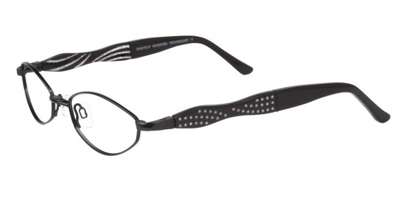EasyClip S2489 Eyeglasses, SATIN DARK PURPLE // PURPLE