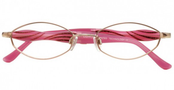 EasyClip S2489 Eyeglasses, SATIN PINK/MEDIUM VIOLET RED /