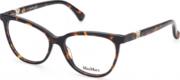 Max Mara MM5018 Eyeglasses, 52A - Dark Havana / Dark Havana