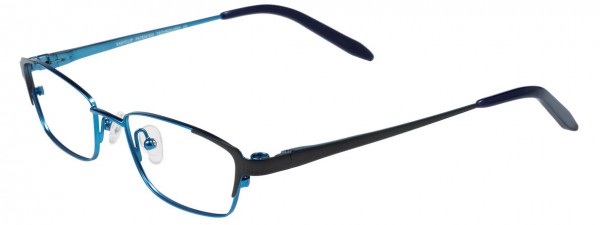 EasyClip O1063 Eyeglasses, SATIN BLUE/INDIGO