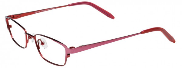 EasyClip O1063 Eyeglasses, SATIN VIOLET RED/RED