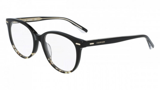 Calvin Klein CK21710 Eyeglasses, (033) BLACK/AMBER