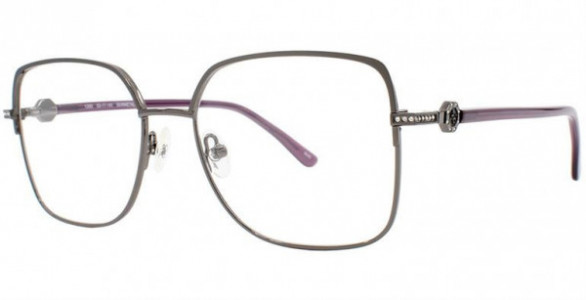 Adrienne Vittadini 1280 Eyeglasses, Gunmetal