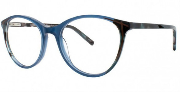 Adrienne Vittadini 618 Eyeglasses, Navy/Denim