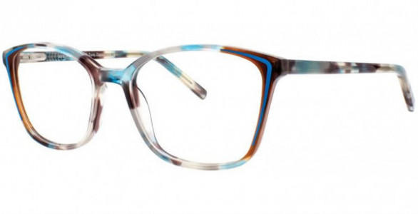Adrienne Vittadini 624 Eyeglasses, Turq Demi/C