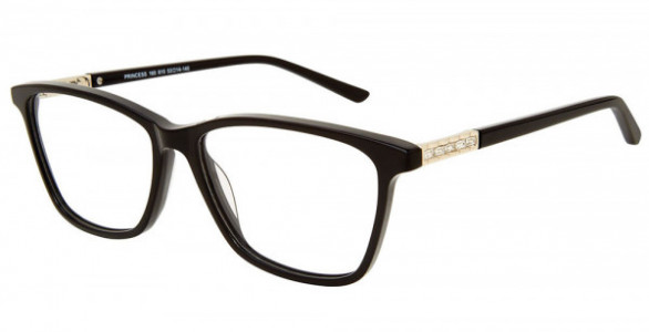 Exces PRINCESS 160 Eyeglasses, 810 BLACK-GOLD