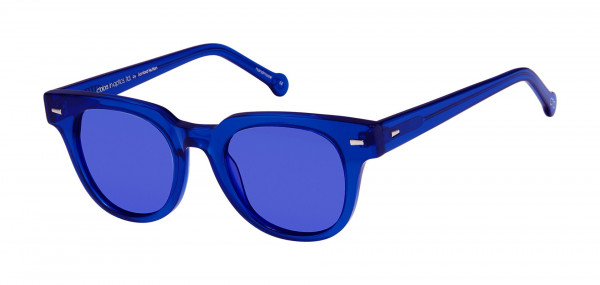 Colors In Optics CS374 FULTON Sunglasses, BL SAPPHIRE/BLUE SAPPHIRE LENS