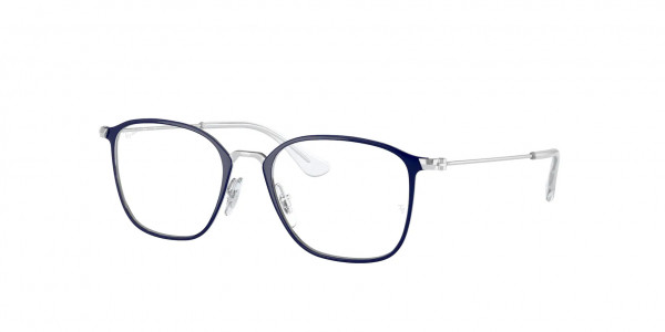 Ray-Ban Junior RY1056 Eyeglasses, 4080 SILVER ON BLU (SILVER ON BLUE)