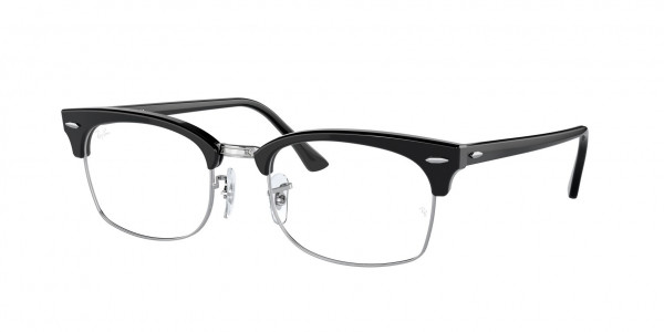 Ray-Ban Optical RX3916VF CLUBMASTER SQUARE Eyeglasses, 2000 CLUBMASTER SQUARE SHINY BLACK (BLACK)