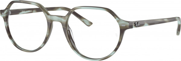 Ray-Ban Optical RX5395 THALIA Eyeglasses, 8356 THALIA STRIPED GREEN (GREEN)