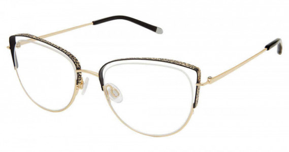 Fysh UK F-3667 Eyeglasses, S200-BLACK GOLD