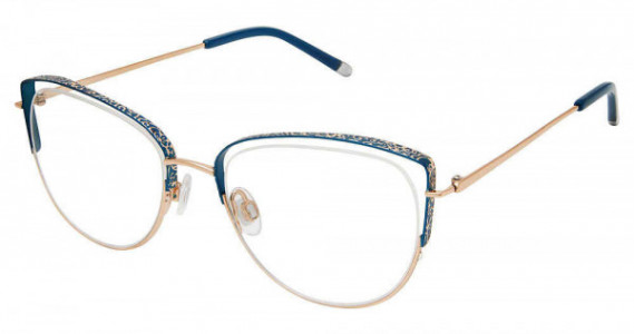 Fysh UK F-3667 Eyeglasses, S204-TEAL ROSE GOLD