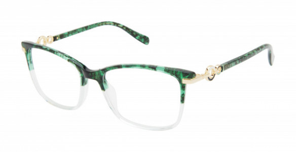 Tura by Lara Spencer LS137 Eyeglasses, Emerald Green (EMR)